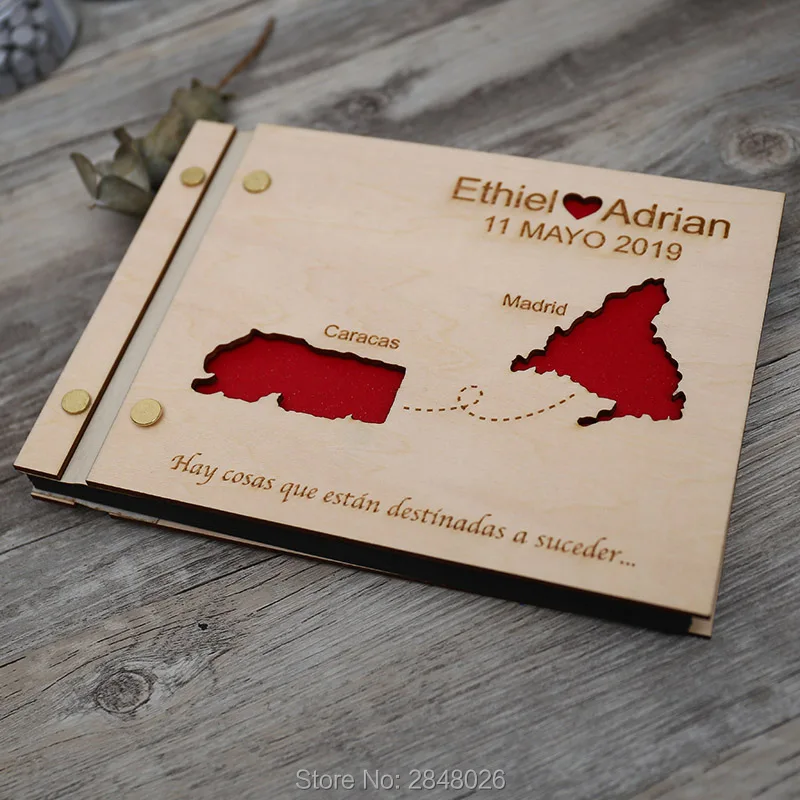 Map engraved wedding guestbook - огляд і ціна Custom Star Map
