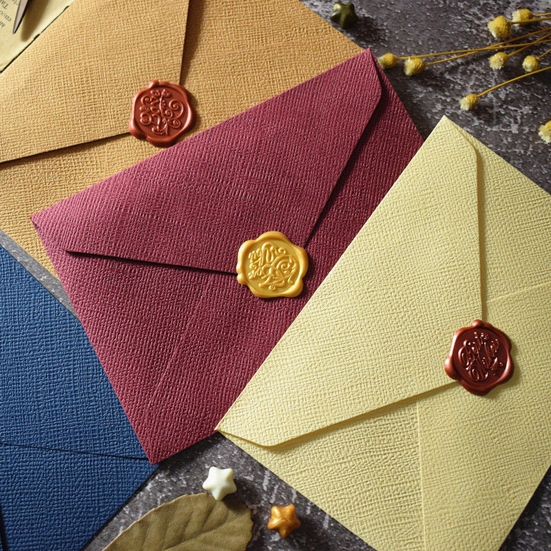 50pcs/lot 20.1x15.1cm Envelope - огляд і ціна Wax Seal Letter Kit
