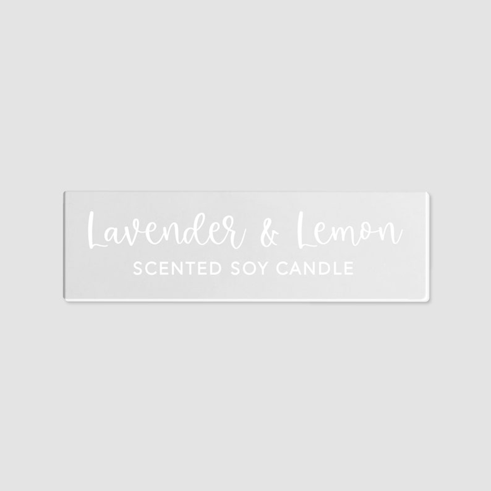 50pcs 45x15mm Personalized Cus - огляд і ціна Personalised Candle Label