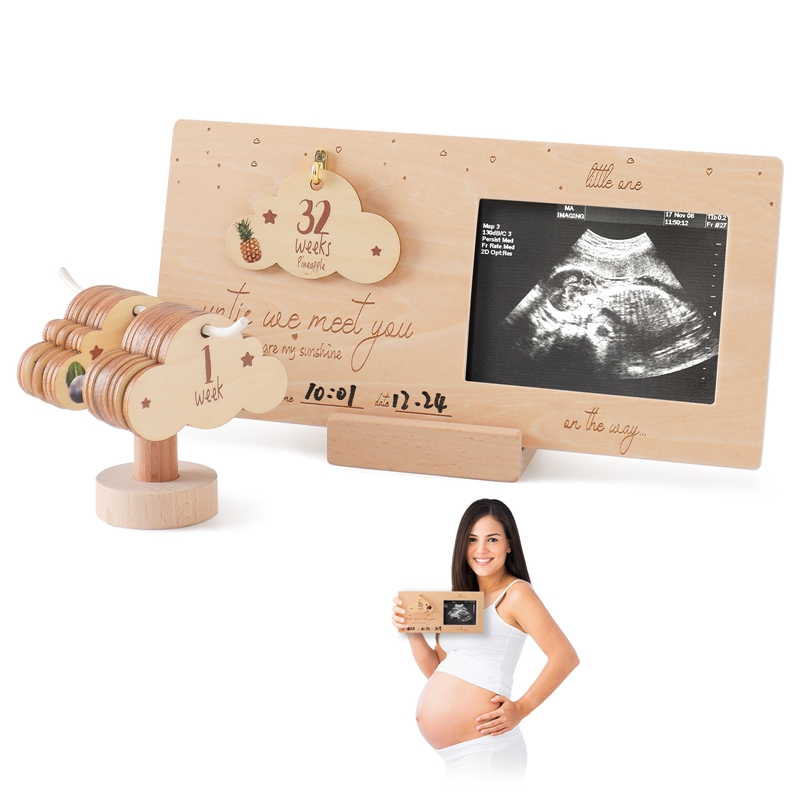 Sonogram Picture Frame Baby Ul - огляд і ціна Engraved Wood Frame
