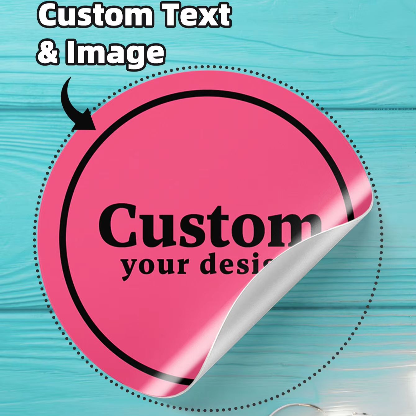 1-180PCS Custom Round Waterpro - огляд і ціна Personalised Candle Label