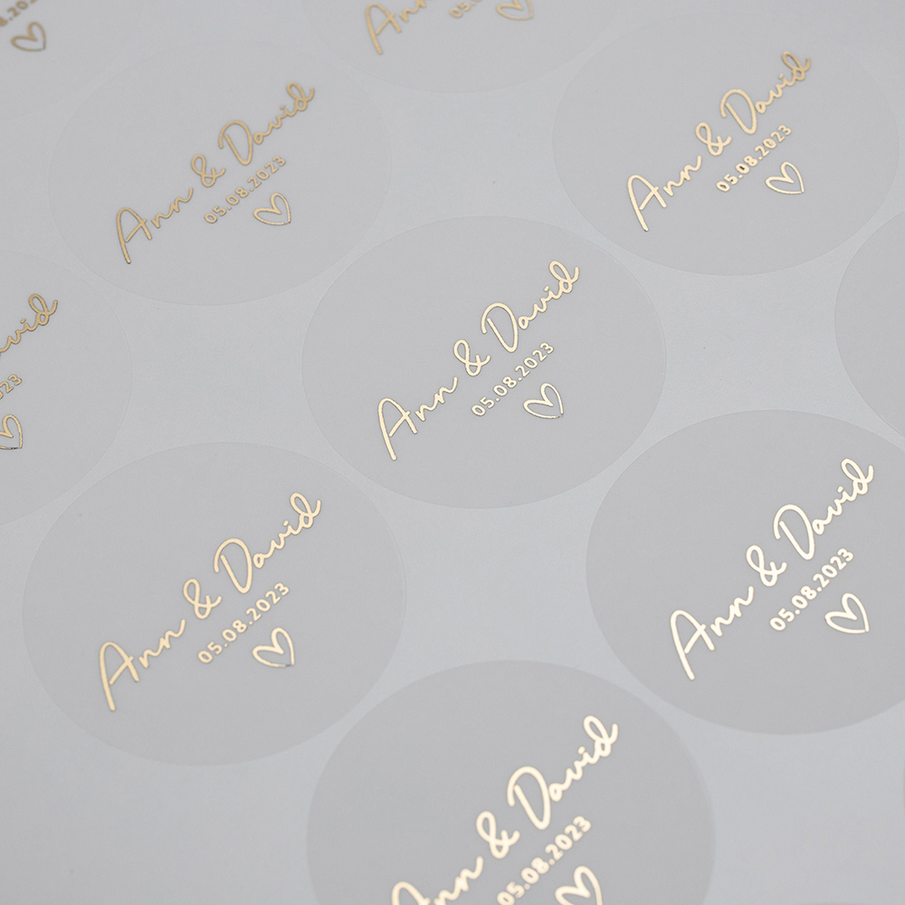 Custom 50pcs Round Gold Foil C - огляд і ціна Personalised Candle Label