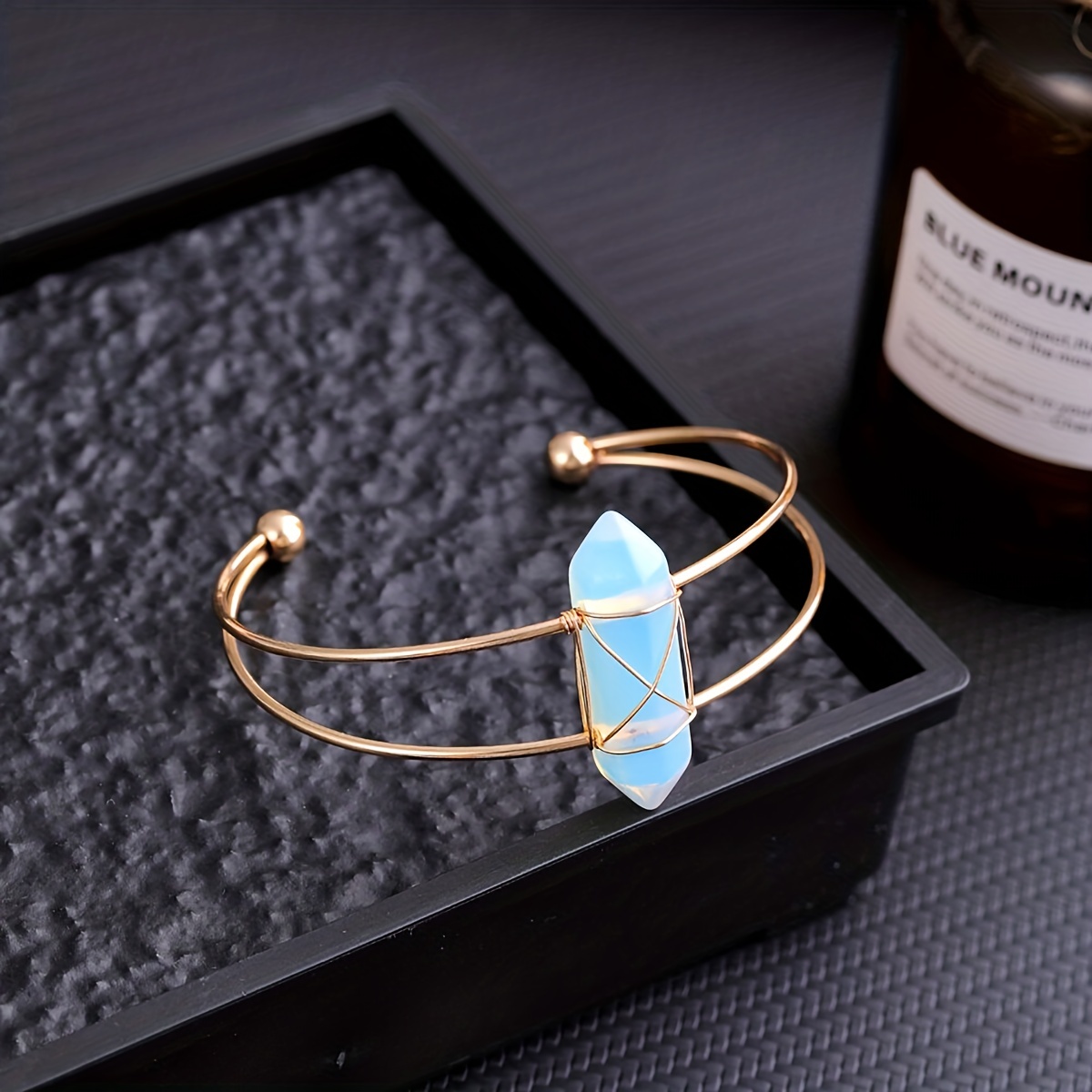 YEEVAA 1pc Natural Crystal Gem - огляд і ціна Coordinates Bracelet