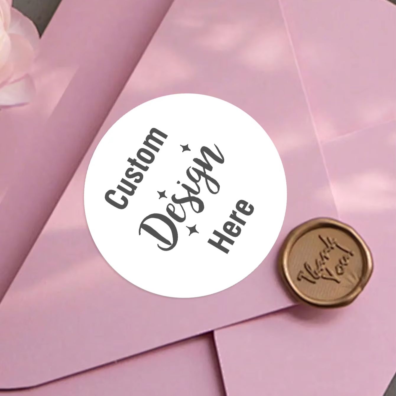 3/5/6CM Custom Waterproof Roun - огляд і ціна Personalised Candle Label