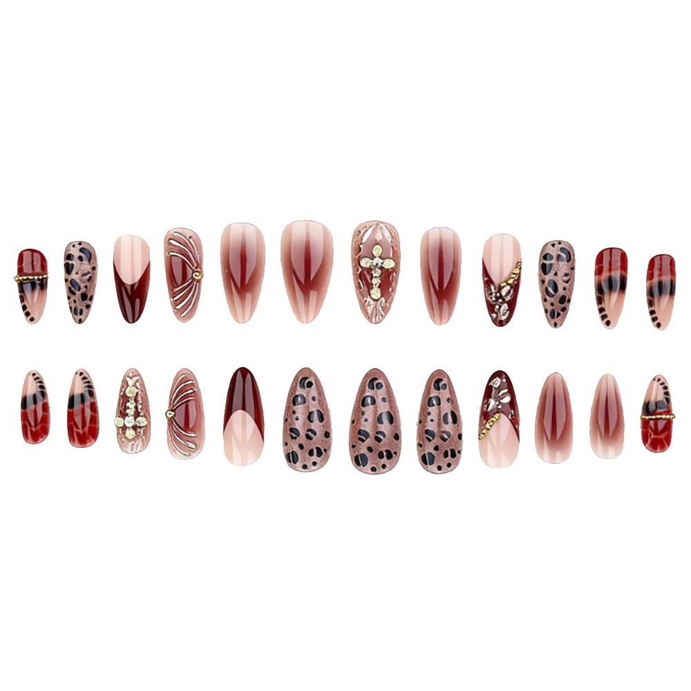 Medium fake nails for women gr - огляд і ціна Pressed Flower Art