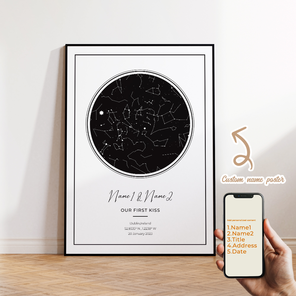 Modern Custom Personalized Nig - огляд і ціна Custom Star Map