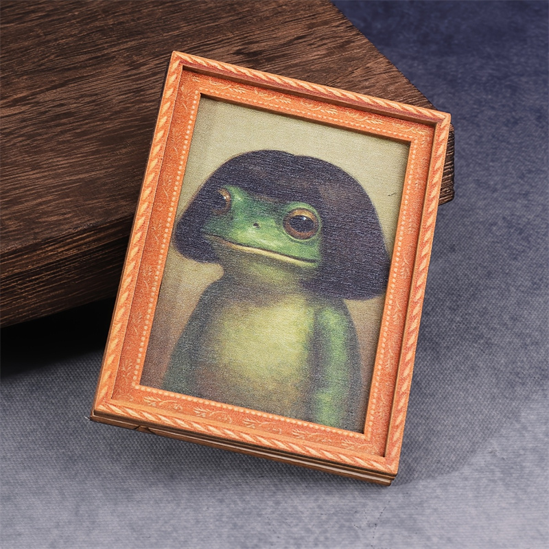 Mini Wooden Photo Frame Frog F - огляд і ціна Engraved Wood Frame